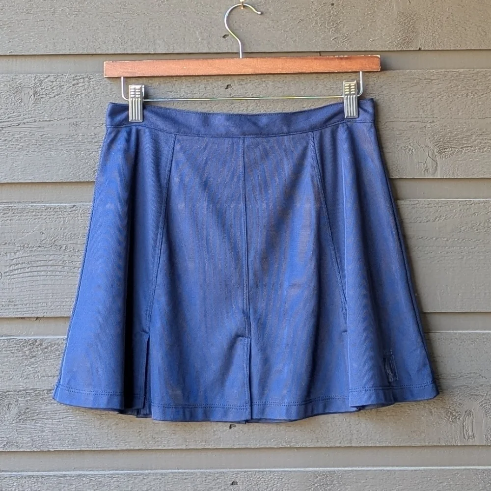 VTG 90s K-Swiss Navy Blue Lightweight Tennis Skirt Size 10 Pickleball Golf Prep